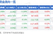 股票行情快报:利欧股份(002131)9月23日主力资金净卖出6.18亿元
